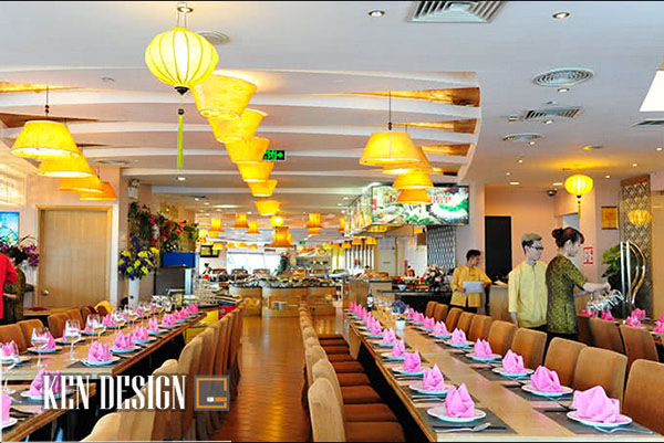 Thiết kế nhà hàng đẹp sang trọng ở Hà Nội 